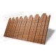Профнастил фигурный С10 - 0,45 Окрас - Б, Print Elite Honey Wood.