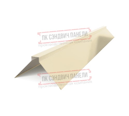 Планка конька плоского 150х150х2000 ПЭ-1015-0.5