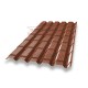 Металлочерепица Квадро профи RAL8004 Drap-0,45
