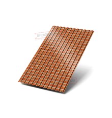 Профилированный лист МП10х1100 ECOSTEEL-Кирпич-0.5