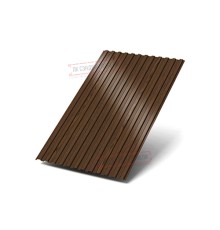 Профилированный лист МП10х1100 ECOSTEEL-МореныйДуб-0.5