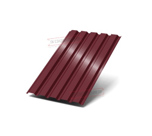 Профнастил МП35-1035 Призма RAL-3005-0.5