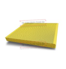 Сэндвич панели акустические стеновые с минеральной ватой, ширина 1200 мм, толщина 60 мм, 0.5/0.5, RAL1018