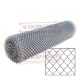 Сетка рабица оцинкованная 1,5x10 м, ячейка 50x50x2,5.