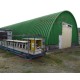 Профнастил H112ПГ-0.8, для бескаркасных ангаров, Полиэстер RAL 6002