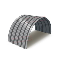Профнастил НС35ПГ-0.55, Ширина-1100, Полиэстер RAL7004